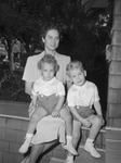 Mrs. Bob Barker Junior, and children