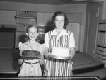 Camp Fire Girl Cake Baking Contest: Miss Magraret Welch and Miss Kathryn Houseworth