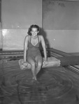 Jane Dillard Kittleson, swimmer by Dub McPhail