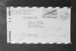 Envelope used by Flem Hall to send copy back to Mr. James R. Record