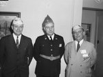 Rev. M. C. Stearns, Lou J. Roberts and Sam D. Forman Jr. at American Legion Convention