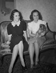 Peggy Fite, left, daughter of Mr. and Mrs. Jerry L. Fite and Louise Luton, right, daughter of Mr. and Mrs. J. S. Luton