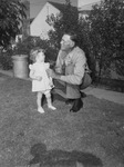 Lee F. Phillips with his great-grand daughter, Dianne Smith