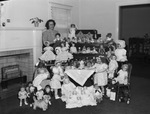 Mrs. K. P. MacDowell and her doll collection