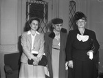 Order of the Eastern Star dinner: Mrs. Inez Davidson, Mrs. Beryl Davis, and Mrs. Effie Van Hoesen
