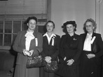 Order of the Eastern Star dinner: Mrs. Lorena Grigg, Mrs. Martha Pierce, Mrs. Pearl Ruth Johnson and Mrs. Ollie Craig