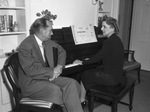 Mr. and Mrs. E. T. Stearns, at home. He is Federal Housing Administration administrator