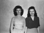 Left to right, Miss Pat Sparks, Eastland, Texas; and Miss Alice Bell of Lubbock, Texas