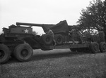 Sixth War Loan Drive parade, 155 millimeter long range artillery gun
