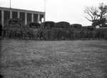 Camp Hood soldiers at Farrington Field for Sixth War Loan Drive parade