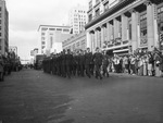 Sixth War Loan Drive parade, Royal Air Force cadets from Terrell, Texas