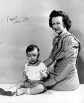 Mrs. Horace (Virginia Ede) Carswell with son Robert Ede Carswell