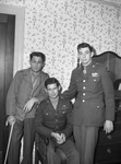 McCloskey Hospital wounded veterans: Otis B. Marshall, Gordon H. Roman and Sam L. Burns