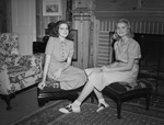 Charlotte Clark, left, of New Orleans and Miss Cynthia Brants