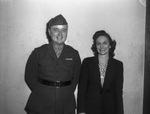 Sergeant Raymond R. Higgins and Mrs. Don McLeland.