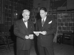 Sixth War Bond Drive with Homer Covey (left) and author Louis Bromfield