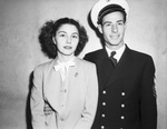 Chief Machinist Mate Lee E. Ingram and his bride, the former Miss Jane Jameson.