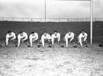 Football. Texas Christian University. Starting line.