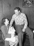 Captain Jack Ryder with his wife and daughter