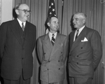 Texas Agricultural and Mechanical College President Gibb Gilchrist and Directors Rufus R. Peeples and E. W. Harrison