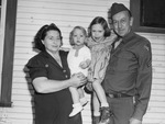 Corporal and Mrs. S. E. Dings and children, Samuel Edgar Junior, 1 year old, and Georgia May