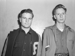 Hugh D. Tinsley, 17, and Glenn Cleaver, 17 enter Navy