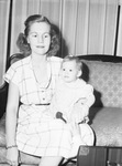 Mrs. Walter Goetz and daughter, Georgia Sue
