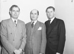 Regional vice presidents of American Airlines Meeting. Charles A. Rheinstrom, Willis G. Lipscomb and Amos Culbert