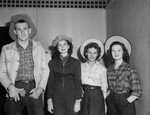 Poly High School Ranch Day: Cal Lowry, Gloria Rust, Evelyn Killman and Betty Everett