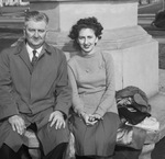 Miss Julia Dean Strong with her father Reverend Homer A. Strong