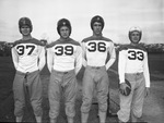 Track Meet "Football relay" team: Bill Perry, Doyle Cobler, Dan Dunaway and Jerry McKown of Technical High