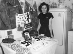 Mrs. J. G. Green, shown with collection of Nazi nick-nacks
