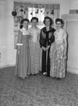 Our Lady of Victory Academy Building fund '49 Party: Misses Gloria Weathers, Mildred Luke, Sally Schad and Jean Hutton