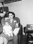 Mrs. Alfred Bergstrom and infant daughter, Alfrieda Bergstrom