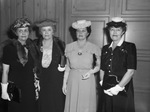 Texas Pan-American Relations Day. Mrs. R. E. Cox, Mrs. A. Calderon and Mrs. William Holden