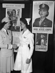 Miss Bernice L. Brown, staff nurse at Swift & Company and Lieutenant Gladys Gallien, Army nurse