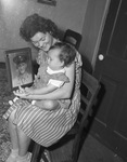Mrs. Curtis Knight and baby, Glenda Joyce