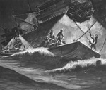 "Working party" painting by Private First Class James W. Seese