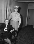 Brigadier General Hubert W. Beyette and his mother, Mrs. E. A. Beyette