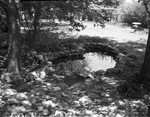 Garden pool in the yard of the James T. Taylor home