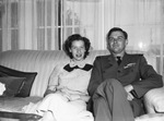 Lieutenant Roland Mayer Junior, United States Navy Reserve, and his sister Ensign Margaret Mayer