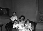 Mrs. W. L. Wilson Junior and children, Suzanne, Penelope, the baby, Nickey, and Billy