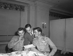 Pvt. Robert Mitchum, Pfc. Riley Tidwell and Conrad Brady