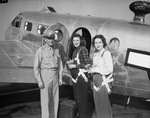 Major Charles P. Marston, Miss Eleanor Wilson and Mrs. Catherine Gunn