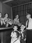 Boy Scouts visiting jail