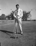 Golfer Fred Bedford