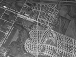 An aerial view of base housing, Carswell Air Force Base, Fort Worth, Texas