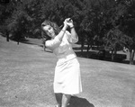 Polly Riley of Fort Worth, competing in Texas Women's Open golf tournament