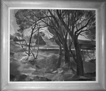 "The Farm," a landscape in oils