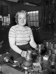 War worker Mrs. Ila Tramel, drill press operator